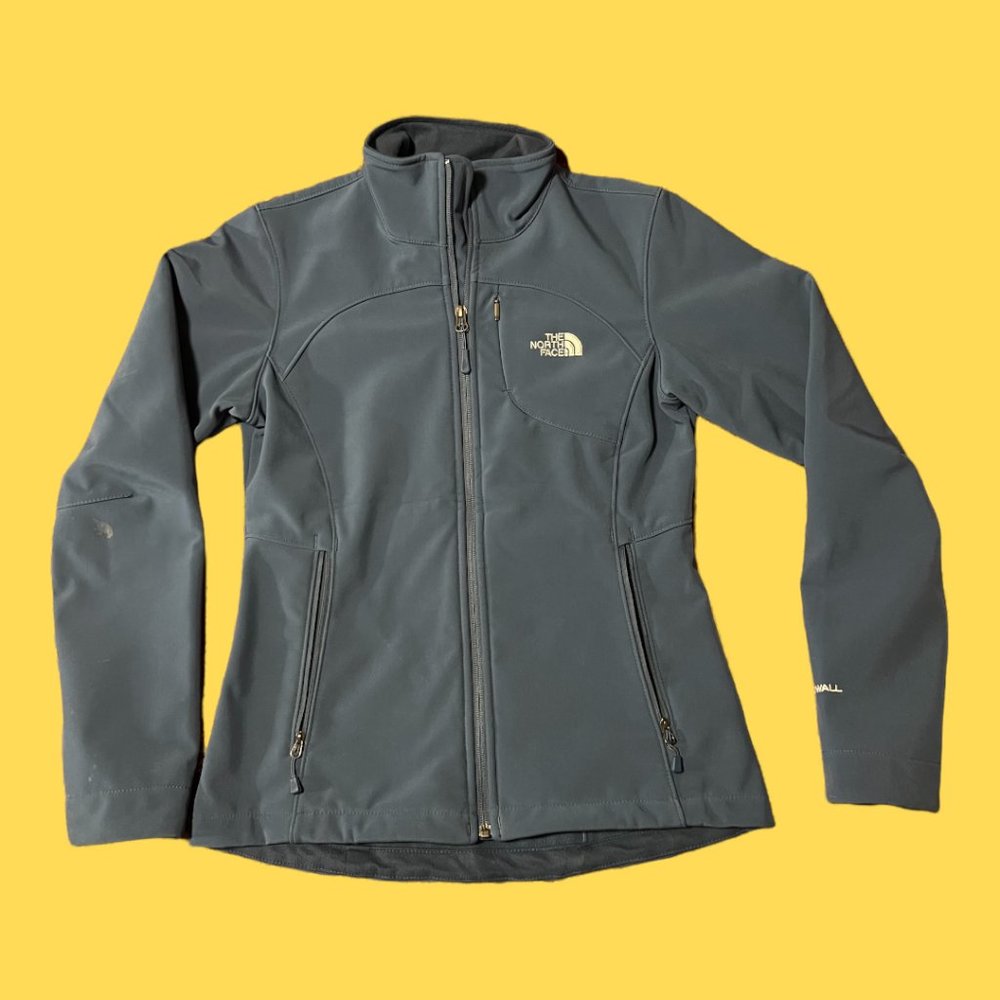 ☄️ THE NORTH FACE SOFTSHELL JACKET LIGHT BLUE ☄️
